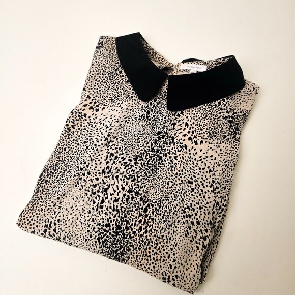 Sunday Best Leopard Print Collared Shirt - Picture 1 of 6